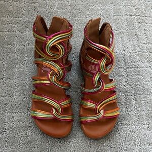 GB girls Colorful Strappy Sandals